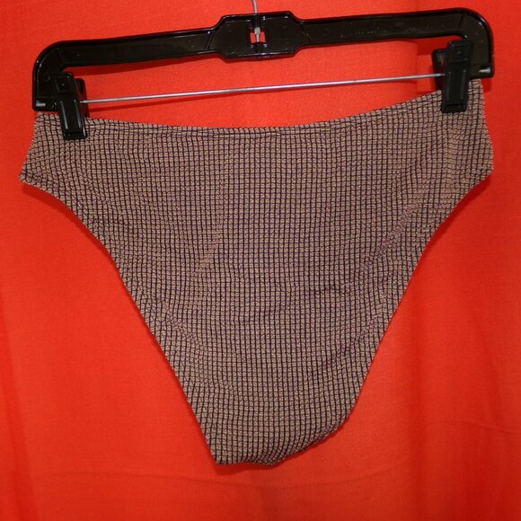 Cupshe NWT Rib Mineral Wash Scoop Neck Top & Hipster Bikini Set Sz M - Picture 9 of 10